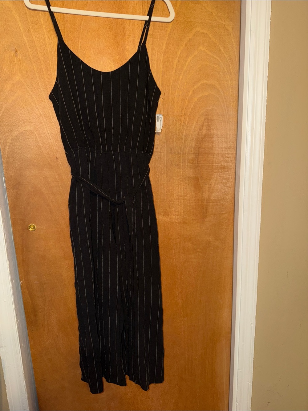 Papermoon Black Pinstripe Jumpsuit